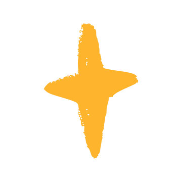 brush star illustration