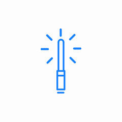magic wand icon sign vector