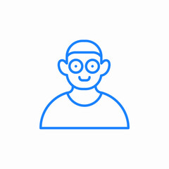 male programmer icon sign vector