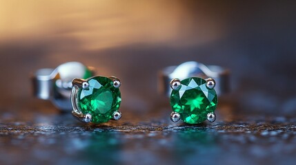 Mysterious emerald green forms abstract background image