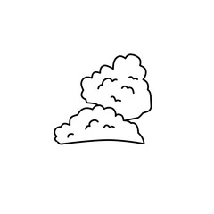 hand drawn bush illustration