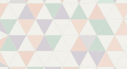 Triangle Pastel Abstract Pattern Background