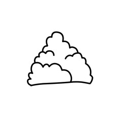 hand drawn bush illustration