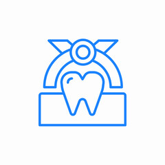 tooth protection icon sign vector