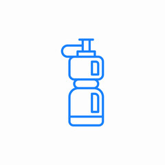 water bottle icon sign vector