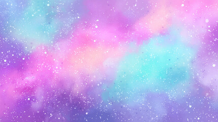 Pastel galaxy patterned background illustration 