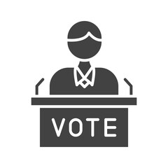 Candidate icon vector image. Suitable for mobile apps, web apps and print media.