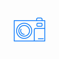 digital camera icon sign vector