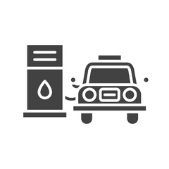 Gasoline icon vector image. Suitable for mobile apps, web apps and print media.