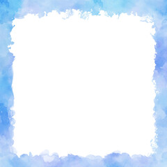 背景素材_水彩テクスチャ_青