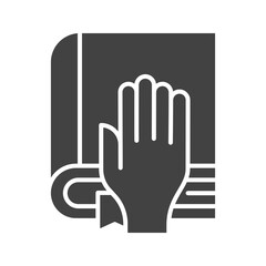 Obraz premium Oath icon vector image. Suitable for mobile apps, web apps and print media.
