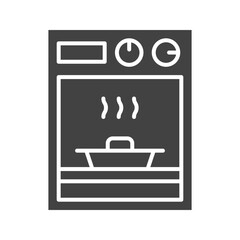 Oven icon vector image. Suitable for mobile apps, web apps and print media.