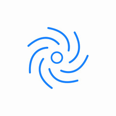 spiral galaxy icon sign vector