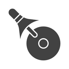 Pizza Knife icon vector image. Suitable for mobile apps, web apps and print media.