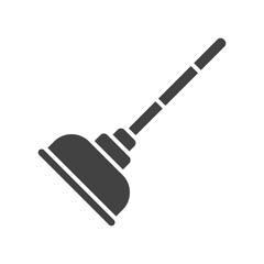 Plunger icon vector image. Suitable for mobile apps, web apps and print media.