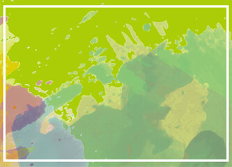 splash wallpaper with green background