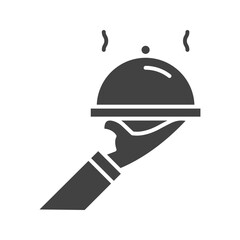 Serve icon vector image. Suitable for mobile apps, web apps and print media.