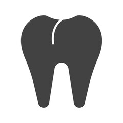 Tooth icon vector image. Suitable for mobile apps, web apps and print media.