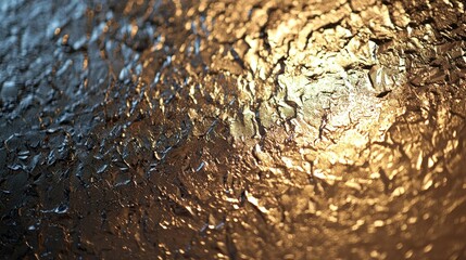 Obraz premium A metallic foil-stamped label, shimmering under the light.