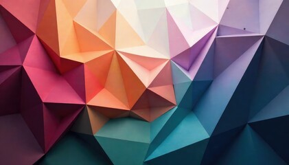 Obraz premium Complex overlapping geometric forms, monochrome palette, stark, lines, abstract