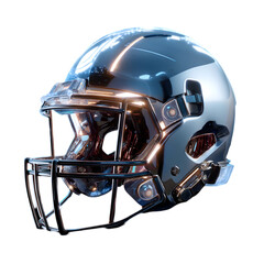 Fototapeta premium Sleek modern helmet for futuristic football player