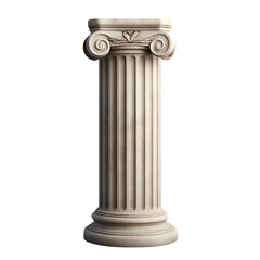 Fototapeta premium Roman Column Pedestal Symbol Of Strength And Tradition