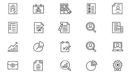 accounting-set-of-web-icons-in-line-style--account.eps