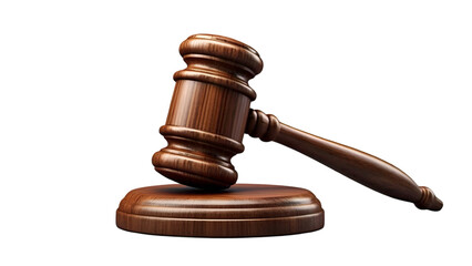 Wooden Judge Gavel Represents Law Order And Authority