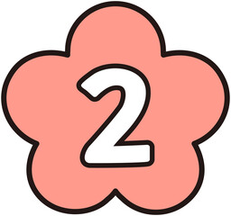 Cute Flower Shape Number 2

