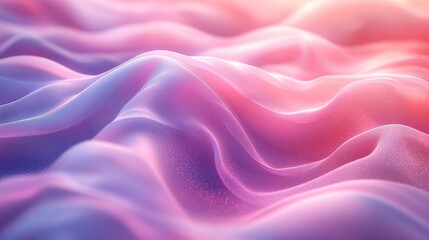 Soft Pink and Purple Fabric Waves Abstract Background