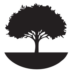 "Vector Set of Tree Silhouettes – Forest, Woodland, and Nature Elements Collection"

