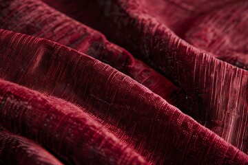 A close-up shot of richly textured velvet fabric with deep grooves, A richly textured velvet fabric with deep grooves