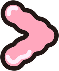 Mathematical greater than Sign > icon