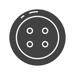 Button icon vector image. Suitable for mobile apps, web apps and print media.