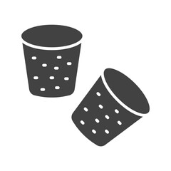 Cork icon vector image. Suitable for mobile apps, web apps and print media.