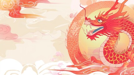 Naklejka premium Dragon Boat Festival Letter Background: Pouring Emotions into Letters, Writing a Tender Chapter of the Blending of Traditional Connotations and Sentiments of Longing during the Dragon Boat Festival