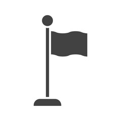 Flag Pole icon vector image. Suitable for mobile apps, web apps and print media.