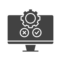 Testing icon vector image. Suitable for mobile apps, web apps and print media.