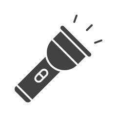 Torch icon vector image. Suitable for mobile apps, web apps and print media.
