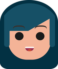 female face expression icon