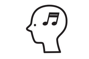 横から見た顔のアイコン　いろいろな感情