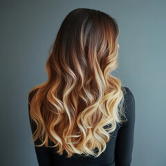 Fototapeta premium woman with long hair