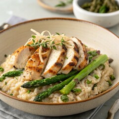 grilled chicken breast with vegetables