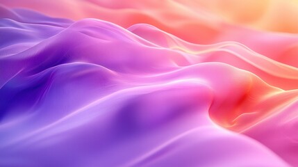 Fototapeta premium Abstract Colorful Waves: A Serene Digital Landscape
