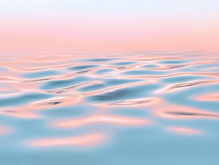 Water surface at sunset