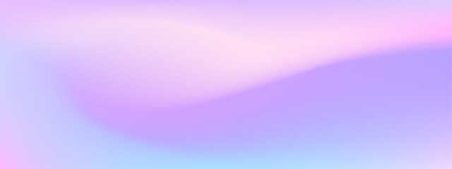 Fototapeta premium Smooth liquid spring blue and purple sky colored vector background