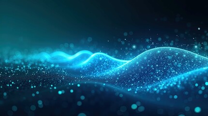 Abstract blue background design soft light effects minimalist visuals