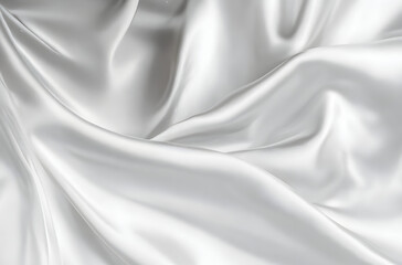 Naklejka premium White gray satin texture that is white silver fabric silk background with beautiful soft blur pattern natural.