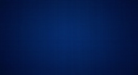 A tightly woven fabric in a deep shade of blue displays a subtle crosshatch texture with a slightly darker vignette.