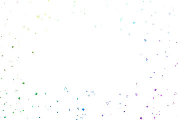 背景素材_ホログラム_星